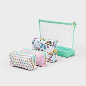 Roller Rabbit x Target 4 piece Cosmetic Bags